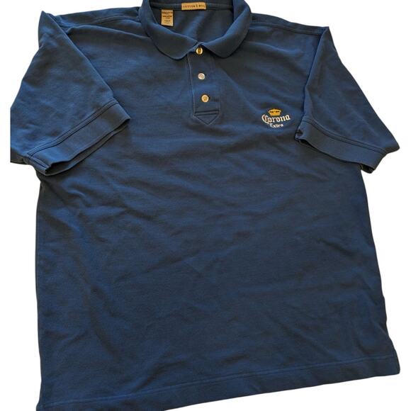 Cutter Buck Corona Extra Polo Shirt Mens XXXL 3XL Blue Cotton Short Sleeve Golf - Picture 1 of 16